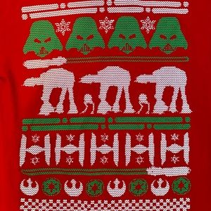❤️💚Star Wars Ugly Christmas T-Shirt🎄Men’s Medium